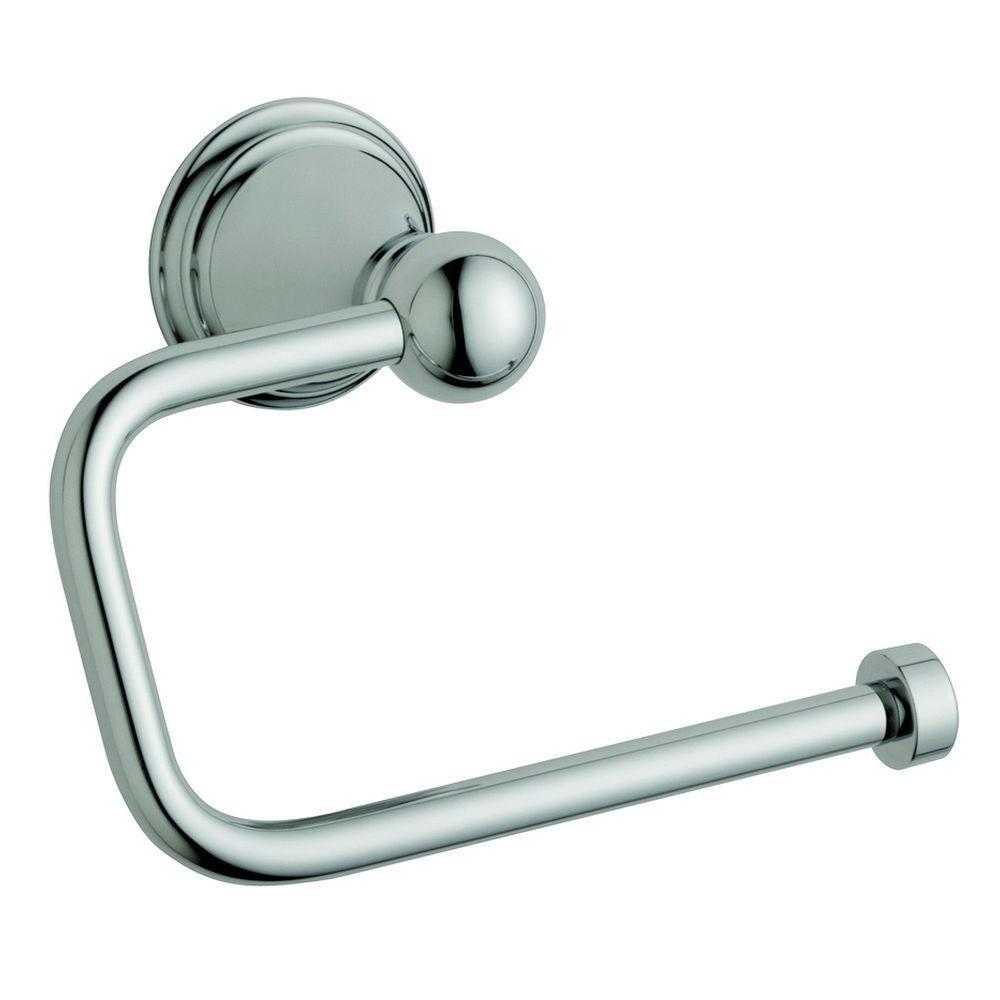 GROHE Geneva Single Post Toilet Paper Holder in StarLight Chrome40 156 000 The Home Depot