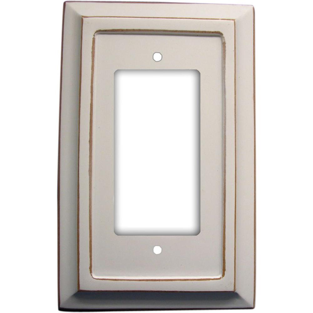 Amerelle Savannah 1Decora Wall Plate4040RDW The Home Depot