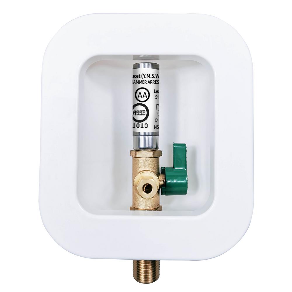 Lock Shield and Key Standard Plumbing Supply BrassCraft SCR1901DVX C 1//2 Nom Comp Inlet x 3//8 O.D x 3//8 O.D Comp Dual Outlet//Shut-Off Multi-Turn Angle Valve