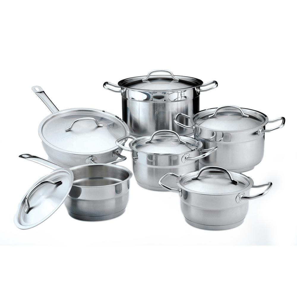 BergHOFF Hotel 12-Piece 18/10 Stainless Steel Cookware Set by BergHOFF