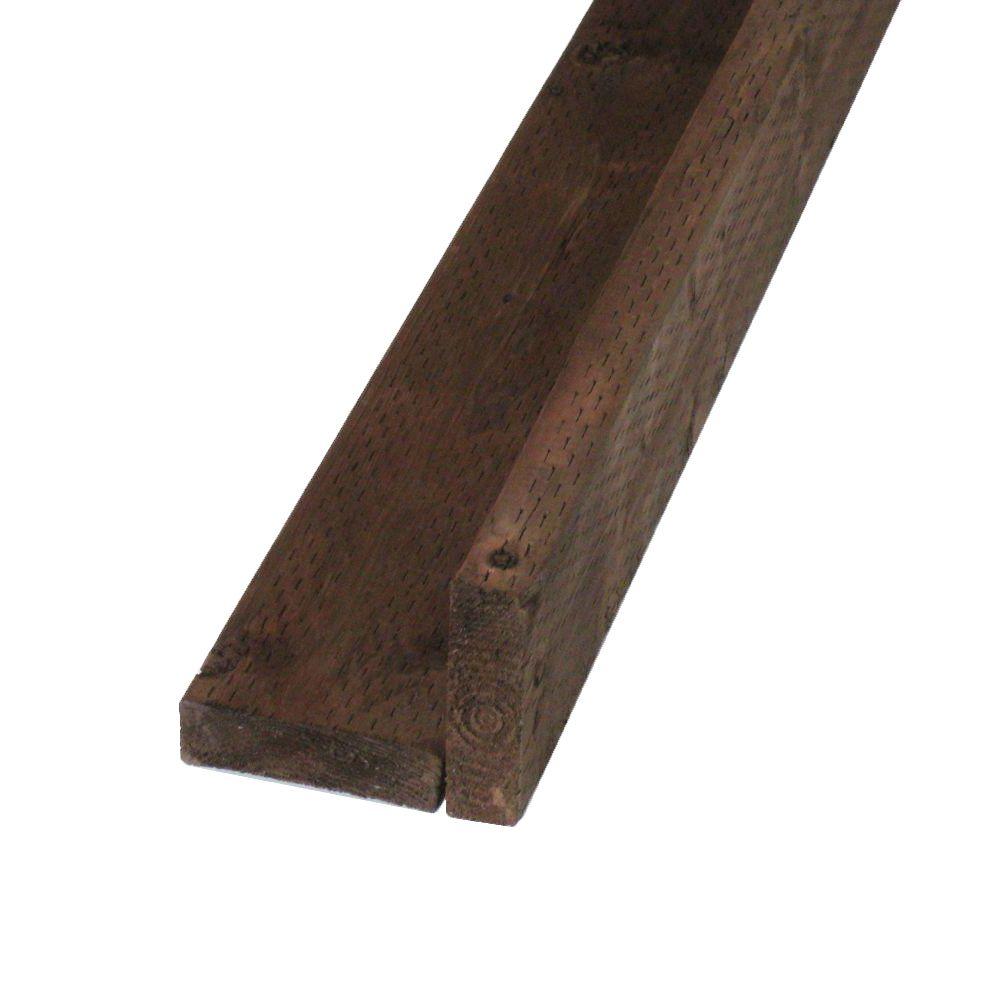 PressureTreated Timber HF Brown Stain 4 in. x 6 in. x 12 ft