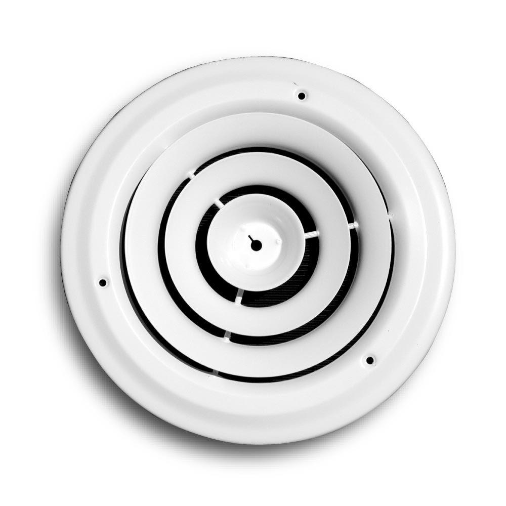 Everbilt 8 In White Round Diffuser E800 08 The Home Depot White Round Diffuser E800 08 The Home Depot