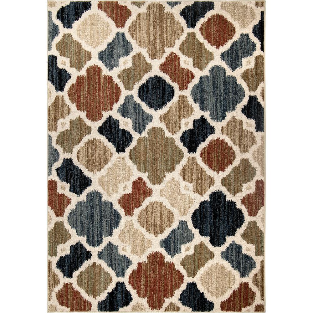 Orian Rugs Brewster OffWhite Indoor 5 ft. x 8 ft. Area Rug420449