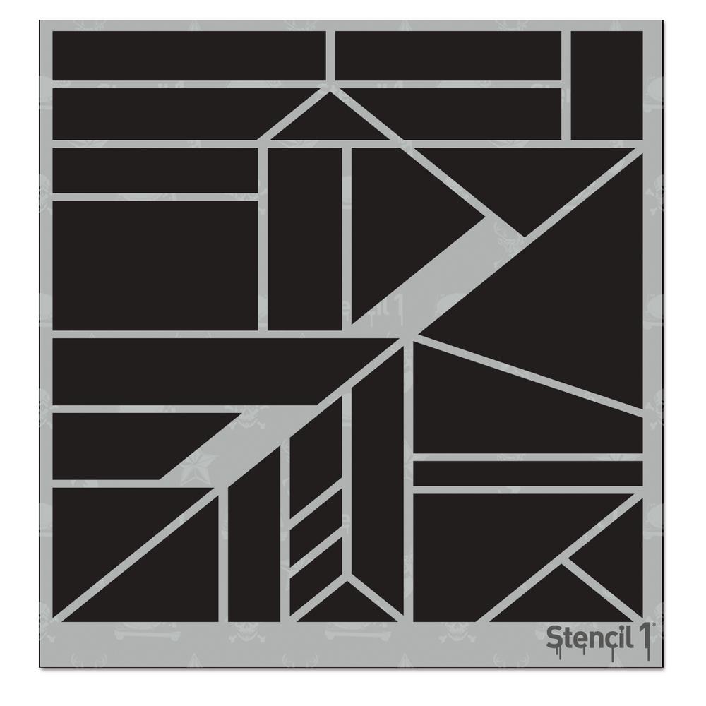 Stencil1 Geometric Small Repeat Pattern Stencil S1geolrgs The Home Depot 3118