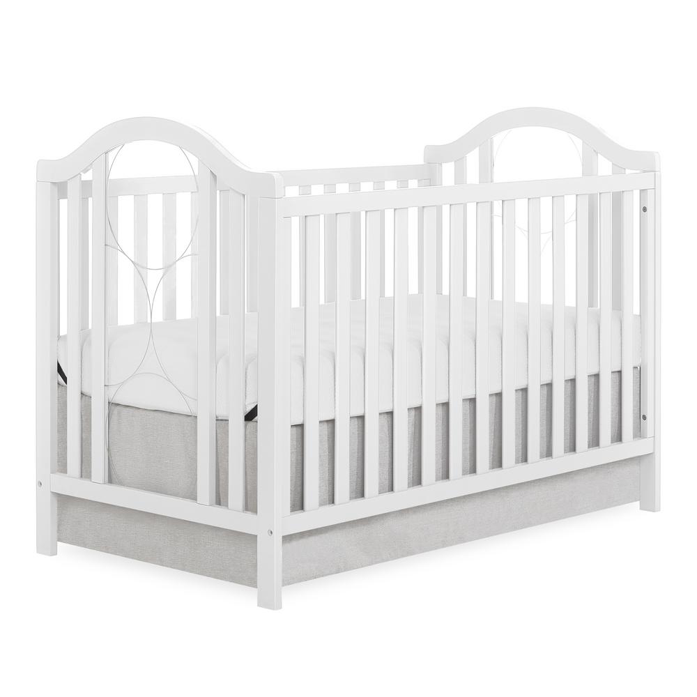 white crib for baby
