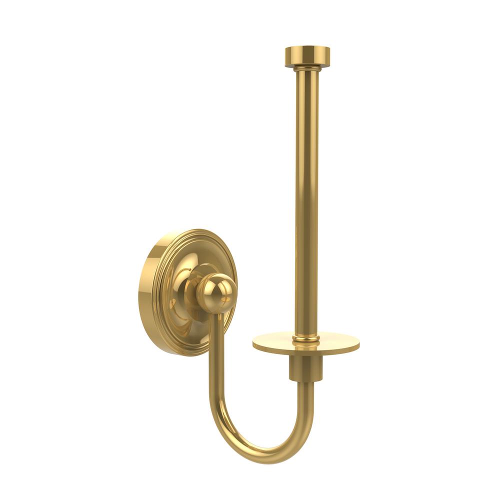 Polished Brass Toilet Paper Holders Bathroom Hardware The Home Depot