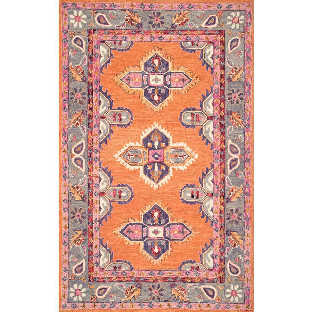 nuLOOM Handmade Whitney Southwestern Orange 7 ft. 6 in. x 9 ft. 6 in