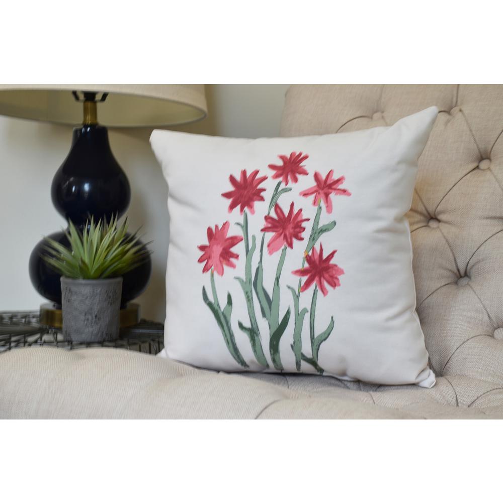 Daffodils Rust Decorative Floral Throw Pillow Pf1117re5 20 The