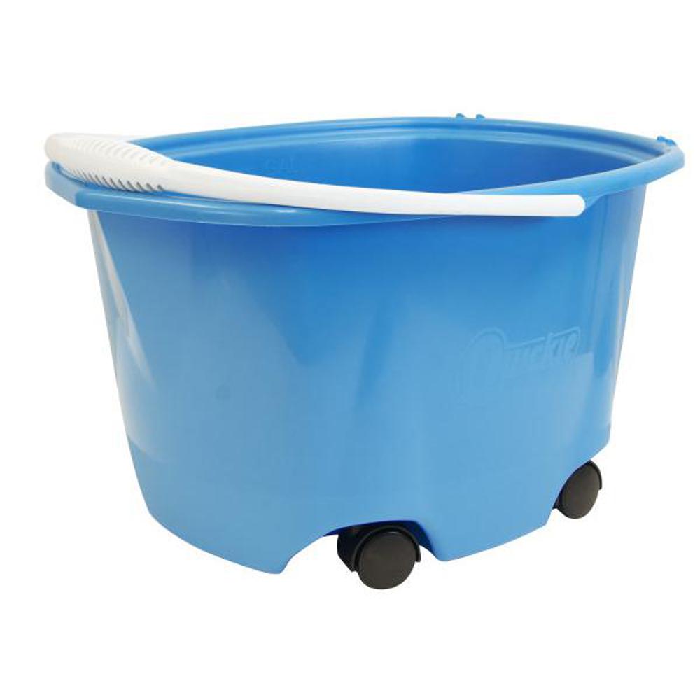 Quickie 5 Gal. EZGlide Blue Plastic Bucket on Wheels (4Pack)20000ZQK