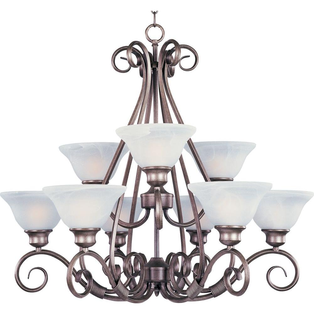 Maxim Lighting Pacific 9 Light Chandelier Maxim Lighting Pacific 9 Light Chandelier