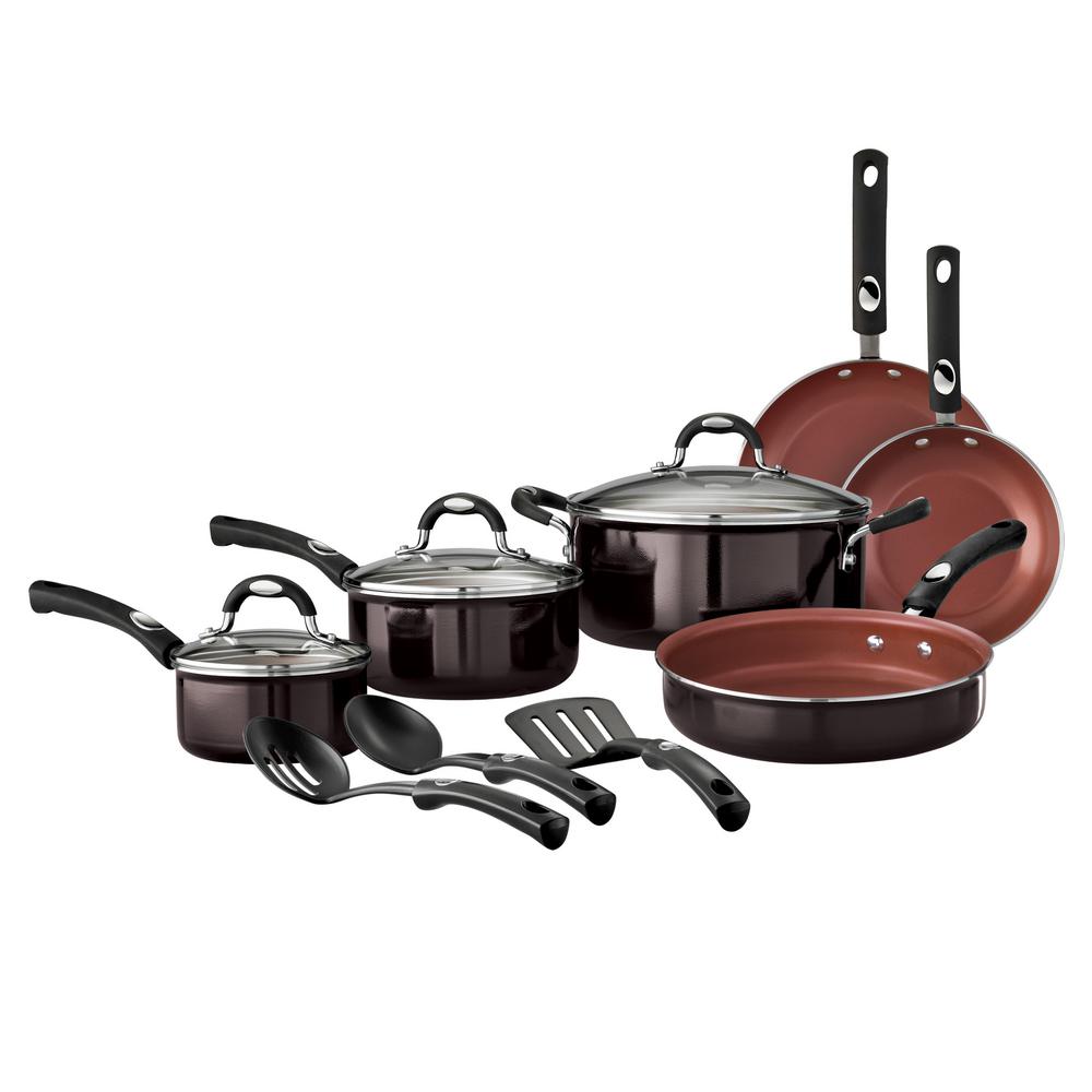 UPC 016017051744 product image for Style Black Cherry 12-Piece Cookware Set | upcitemdb.com