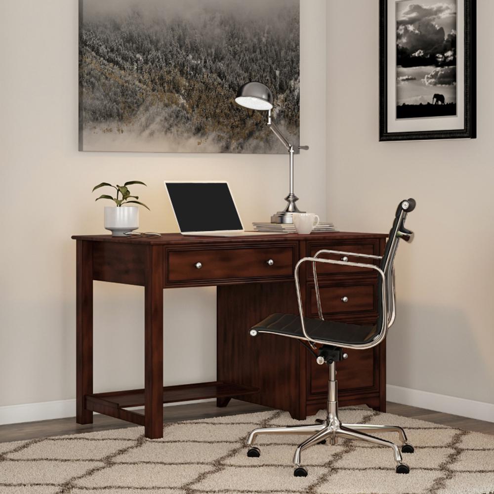 Home Decorators Collection Oxford Chestnut Writing Desk 30 In H