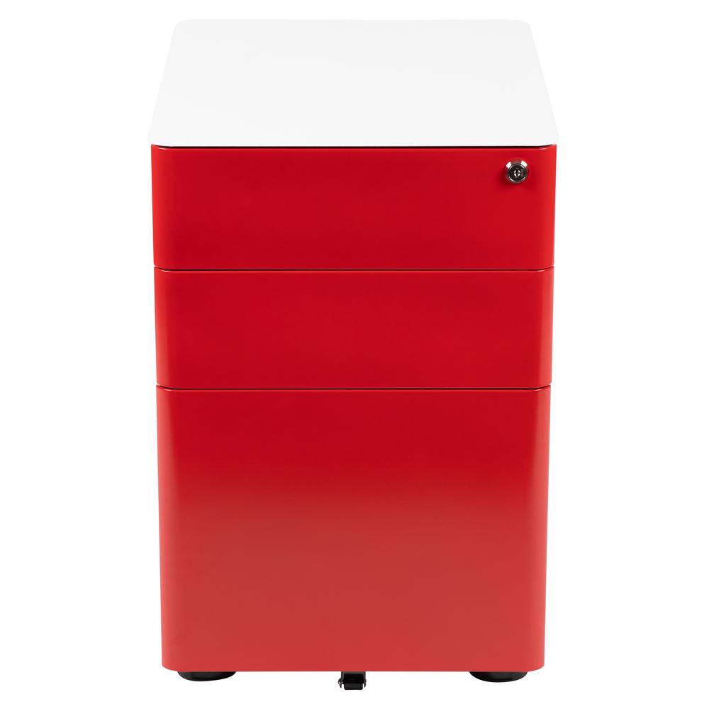 Red File Cabinets Home Office Furniture The Home Depot