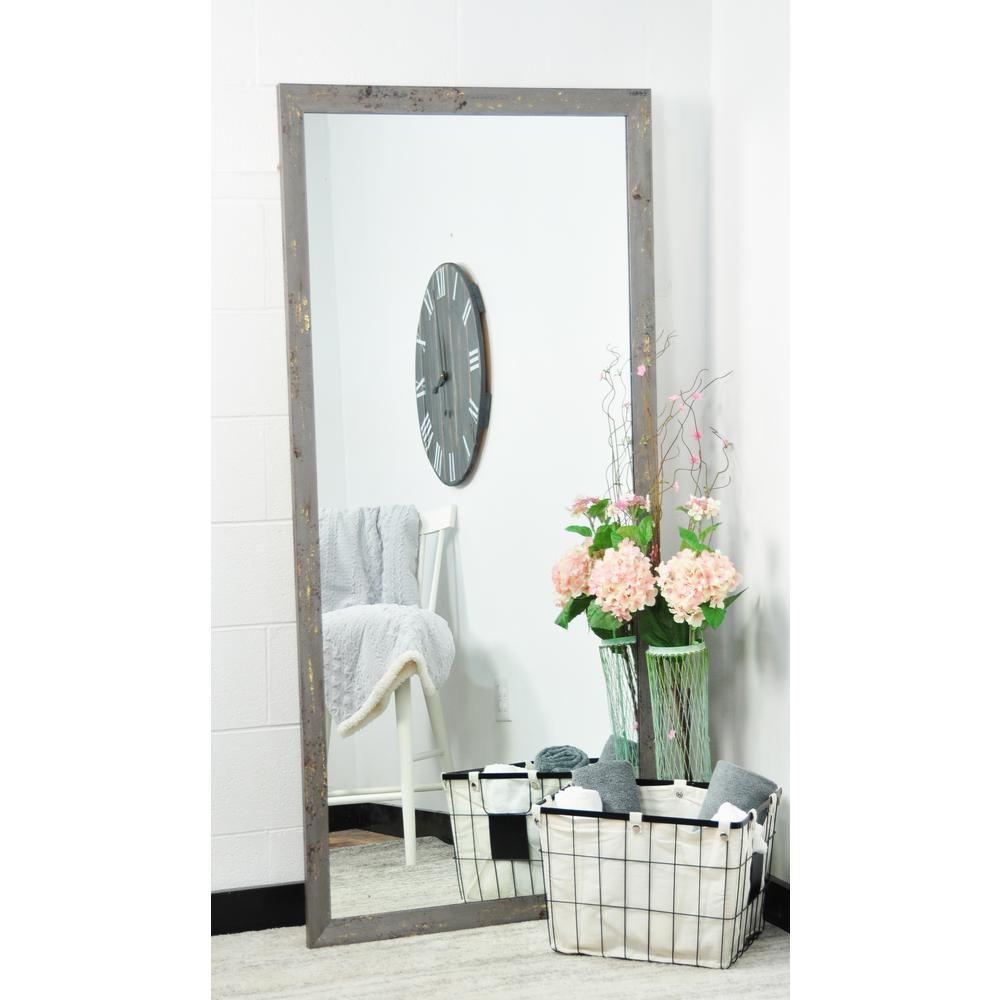 Madame Gold Leaf Floor Mirror