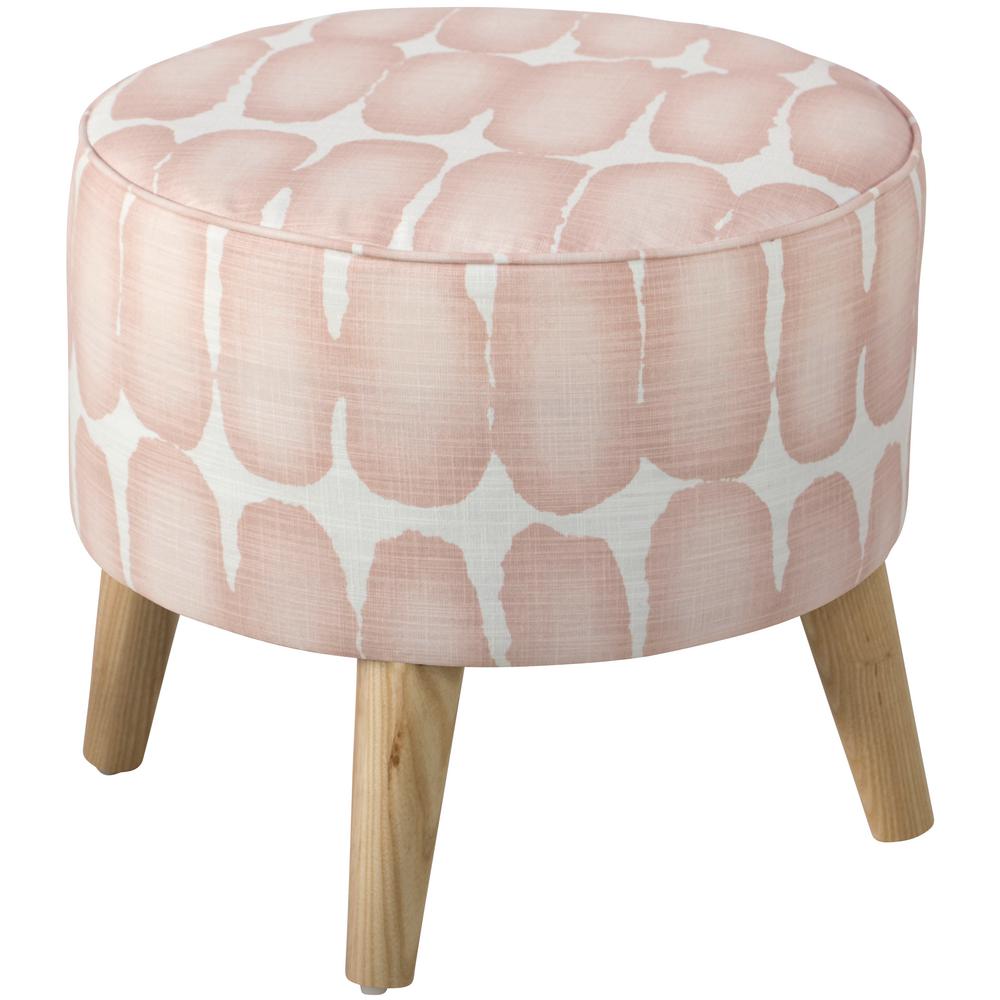 Skyline Furniture Shibori Dot Blush Round Ottoman 586natshbrdtbls Skyline Furniture Shibori Dot Blush Round Ottoman 586natshbrdtbls The Home Depot