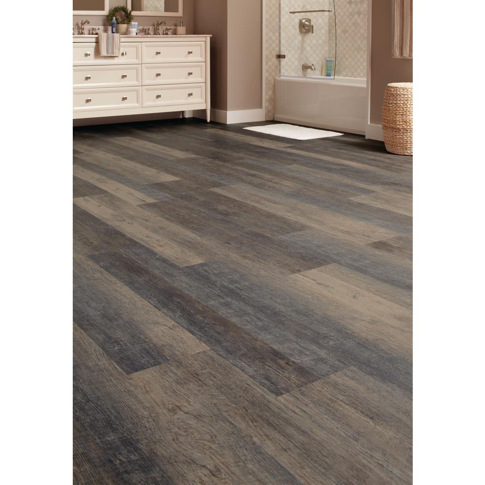 Lifeproof Take Home Sample Seasoned Wood Luxury Vinyl Flooring