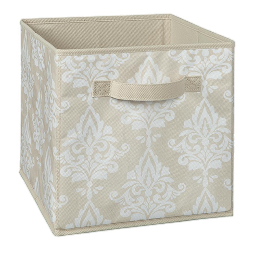 Closetmaid 11 In W X 11 In H X 11 In D Natural Damask Print