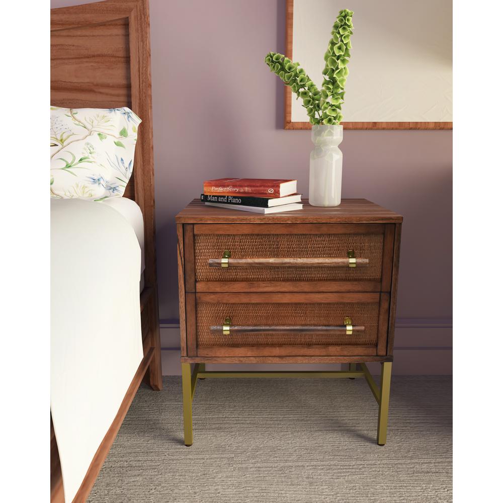 222 Fifth Sophia Light Blond Nightstand 7185ld004acp88 The Home Depot