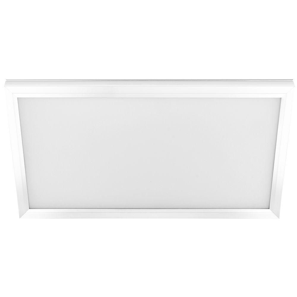 Commercial Electric 1 ft. x 2 ft. White LED EdgeLit Flat Panel