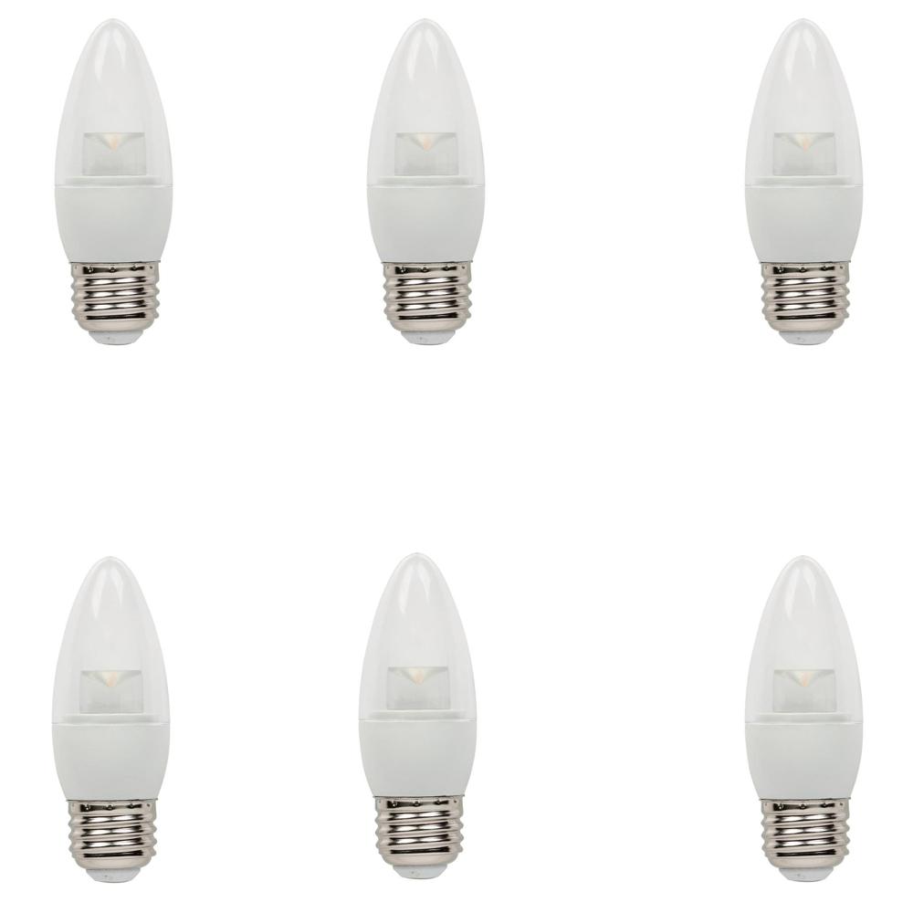 Westinghouse 40-Watt Equivalent Soft White B11 Dimmable LED Light Bulb ...