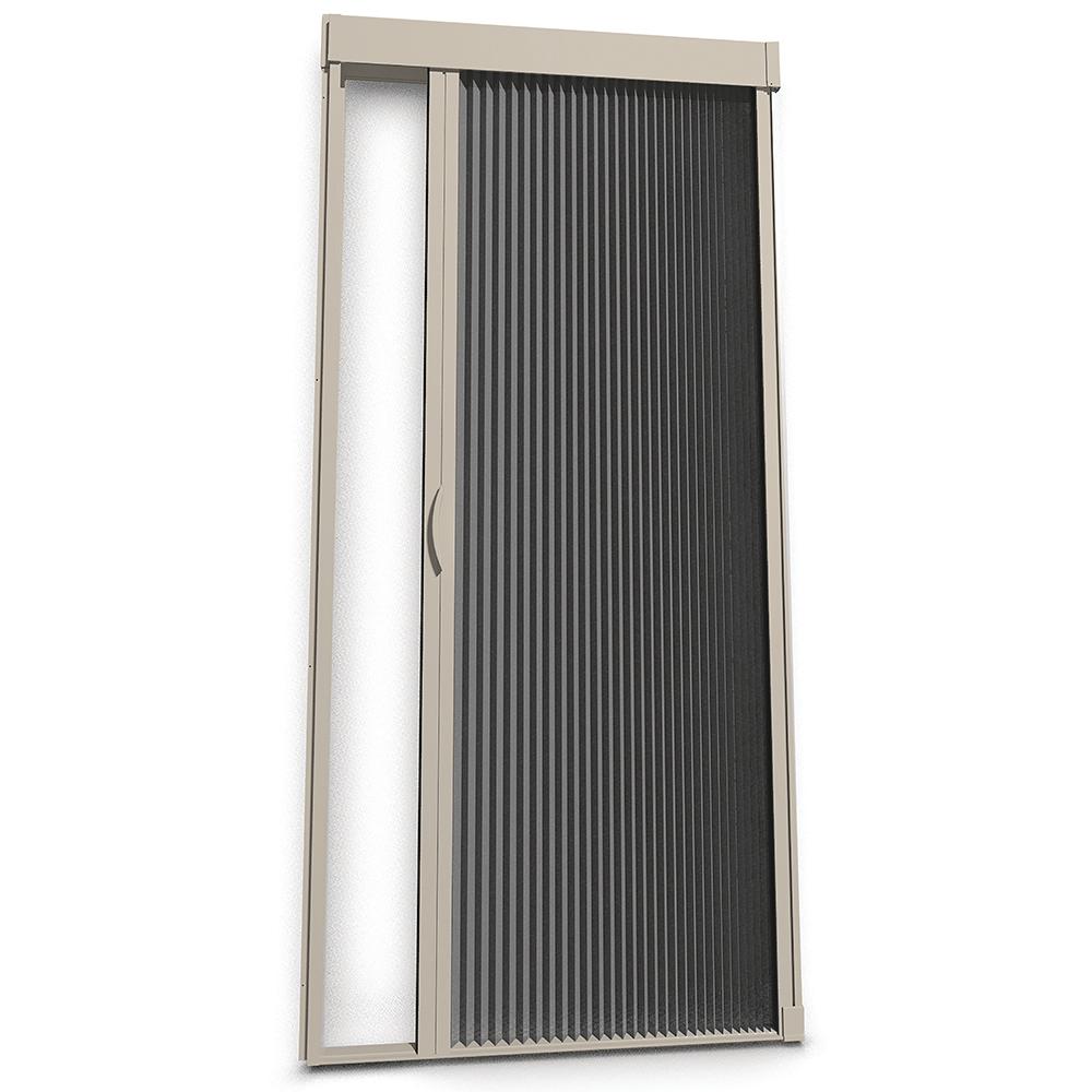 LARSON Inspire 39 in. x in. Desert Tan Aluminum Retractable Screen Door