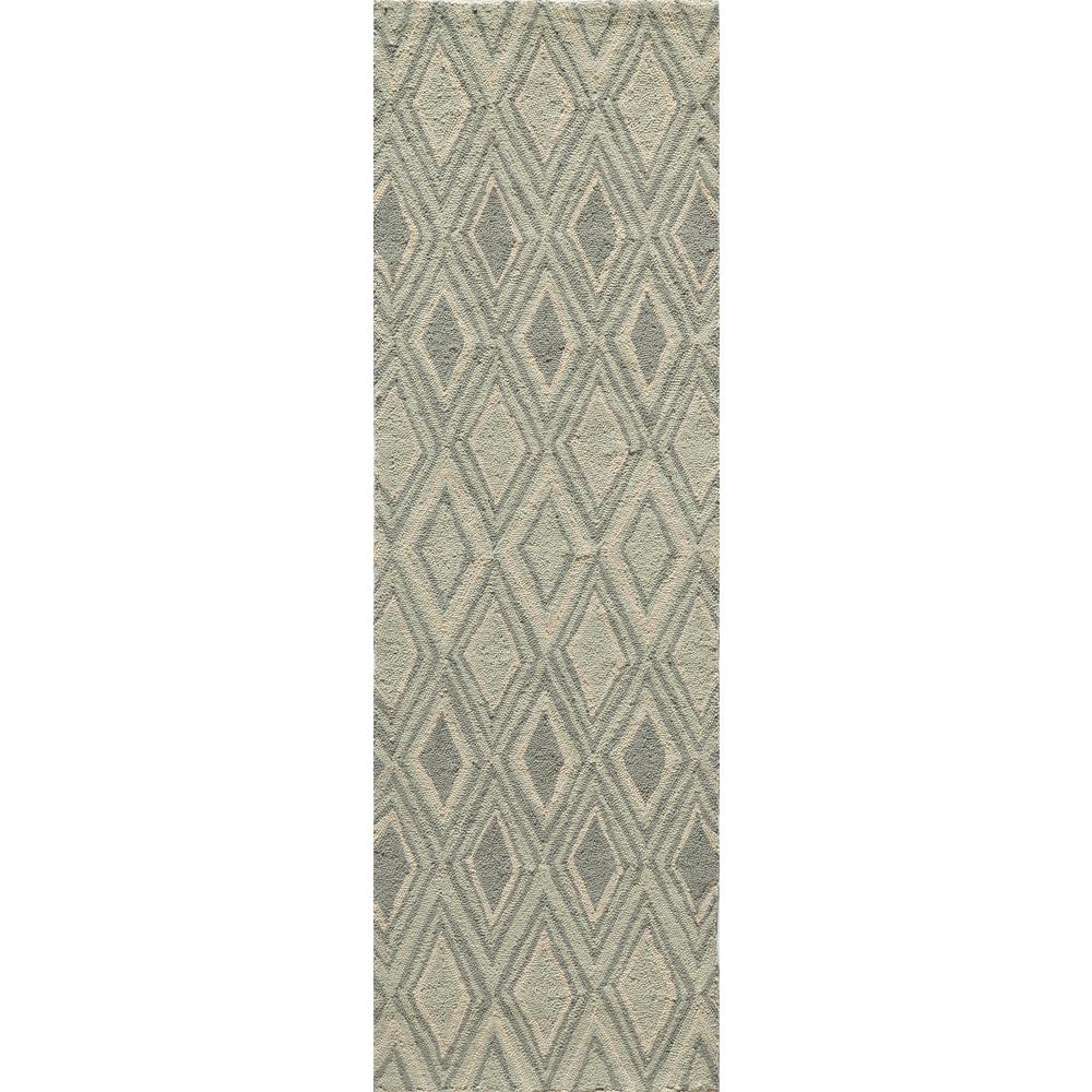 Nuloom Sarina Diamonds Grey 3 Ft X 8 Runner Rug Rzbd40a 2808 Geo Grey 2 Ft X 8 Indoor Runner Rug
