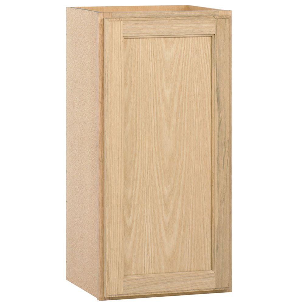 Assembled 15x30x12 in. Wall Kitchen Cabinet in Unfinished Oak-W1530OHD ...