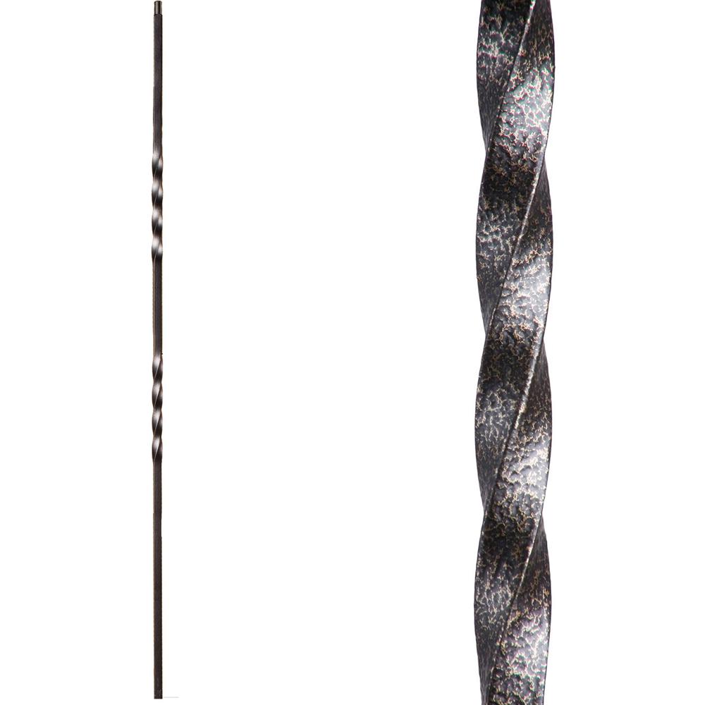 House Of Forgings Twist And Basket 44 In X 0 5 In Copper Vein