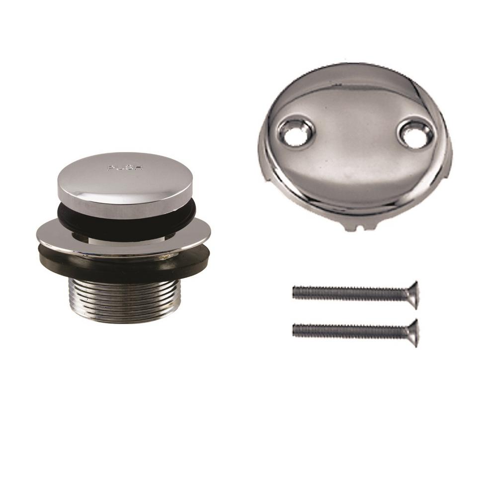 Westbrass 11/2 in. NPSM Coarse Thread TipToe Bathtub Drain Plug with