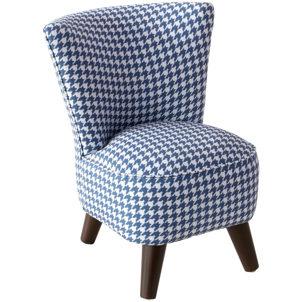 Skyline Furniture Chunky Houndstooth Navy Kid S Modern Chair 99 Skyline Furniture Chunky Houndstooth Navy Kid S Modern Chair