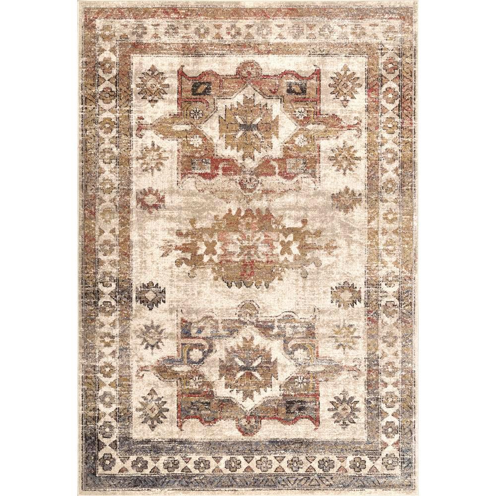 nuLOOM Transitional Tribal Wilma Brown 6 ft. 7 in. x 9 ft. Area Rug ...