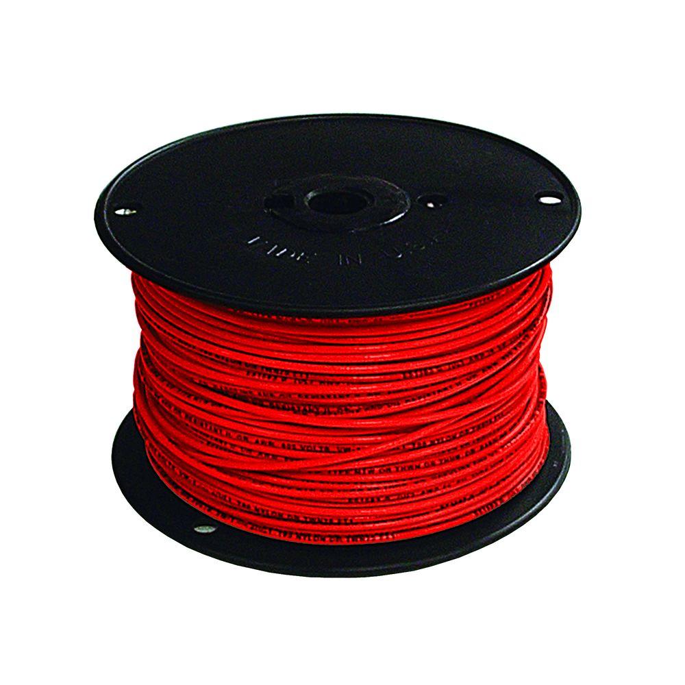 16 Wire Electrical The Home Depot 500 Ft 16 Red Stranded Cu Tffn Fixture Wire