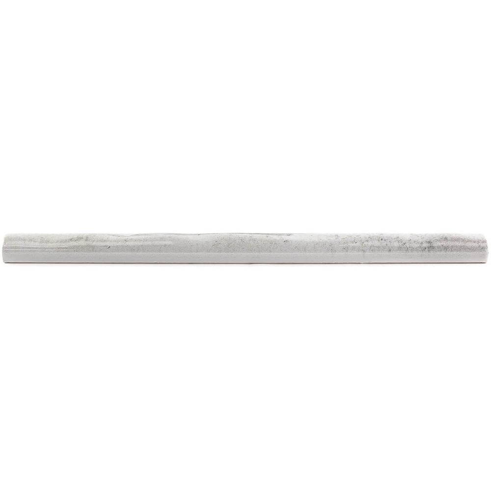 Ivy Hill Tile Moze Gray 0.75 in. x 12 in. Ceramic Pencil Liner