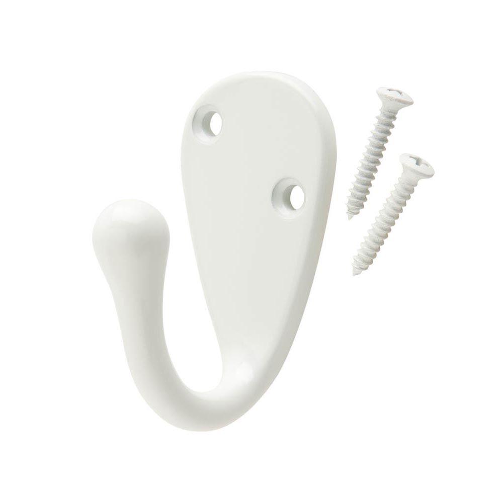 Awesome home depot towel hooks Durable White Towel Hooks Bathroom Hardware The Home Depot