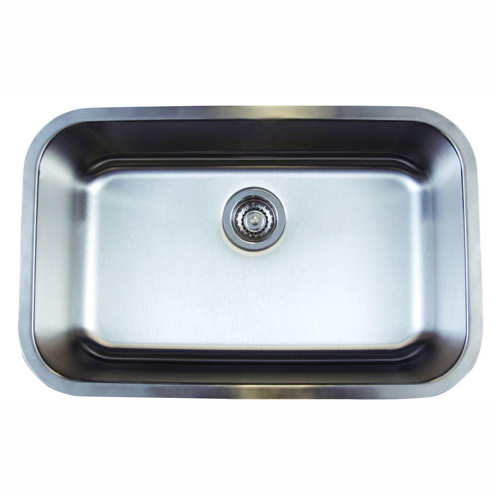 Blanco Stellar Undermount Stainless Steel 28 In Single Bowl Kitchen Sink