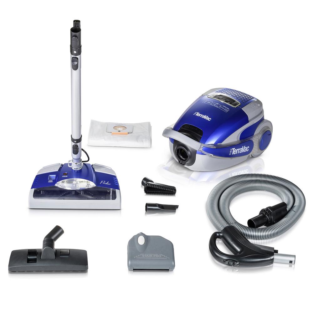 Air Hepa Vacuum Cleaners Floor Care Liances The Home Blue Terravac 5 Sd Quiet Vacuum Cleaner With Sealed Hepa Filter And Upgraded Head