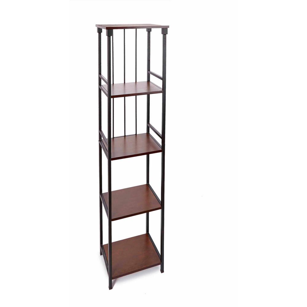 Silverwood Mixed Material Bathroom 16 In W 5 Tier Etagere In Oil
