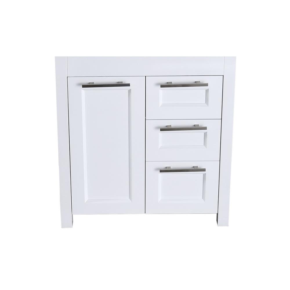 Bosconi Bosconi 29 In Main Cabinet Only In White With Brushed