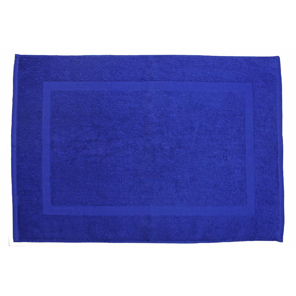 20 in. x 30 in. Royal Blue Provence Bath Mat8675 The Home Depot
