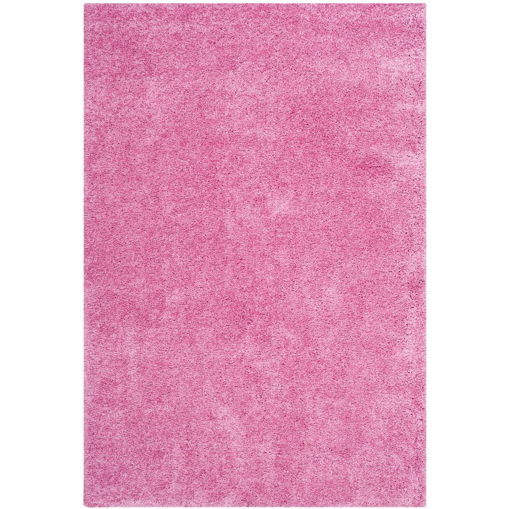Home Decorators Collection Faux Sheepskin Hot Pink 4 ft. x 6 ft. Area