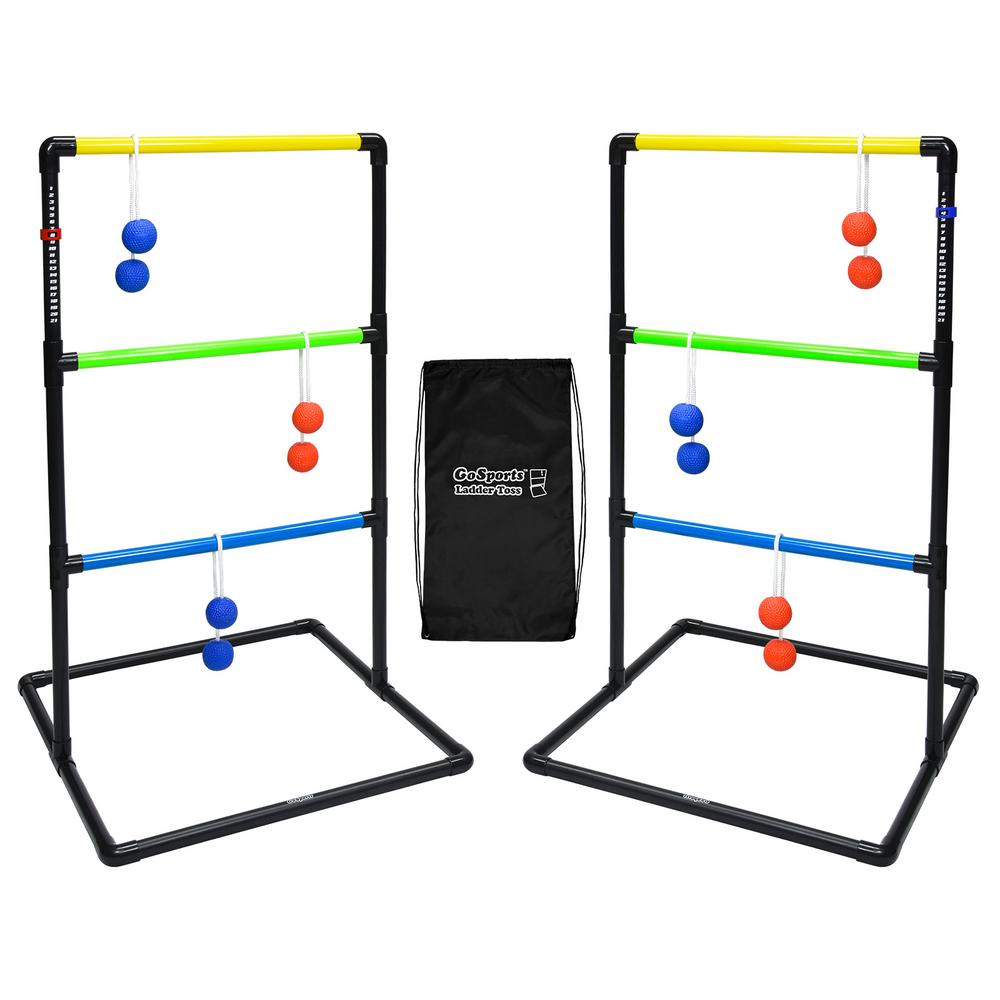 GoSports Standard Ladder Toss Game Set (Includes 6 Rubber Bolos and Carrying Case)