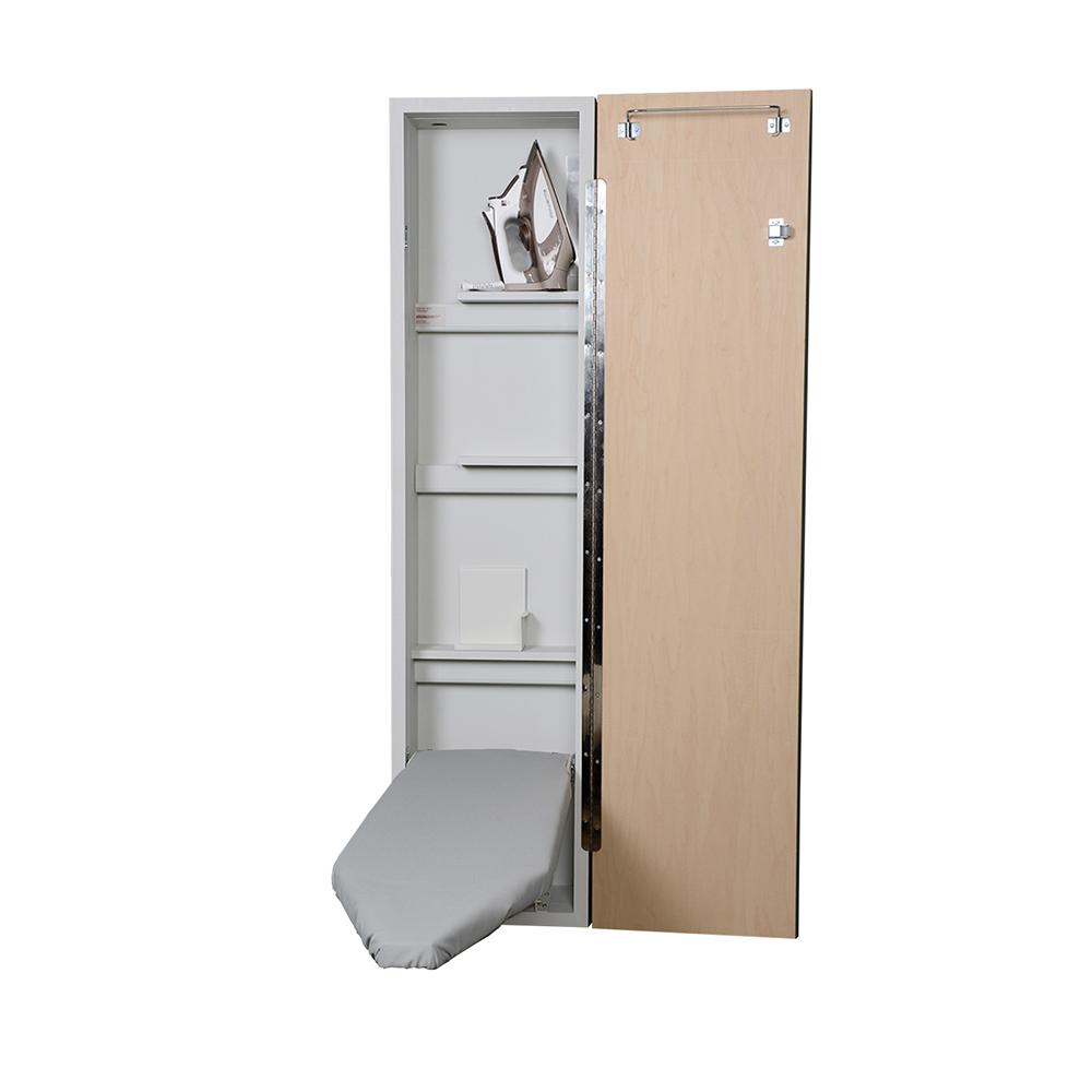 Household Essentials White Prefinished inWall Ironing Board181001