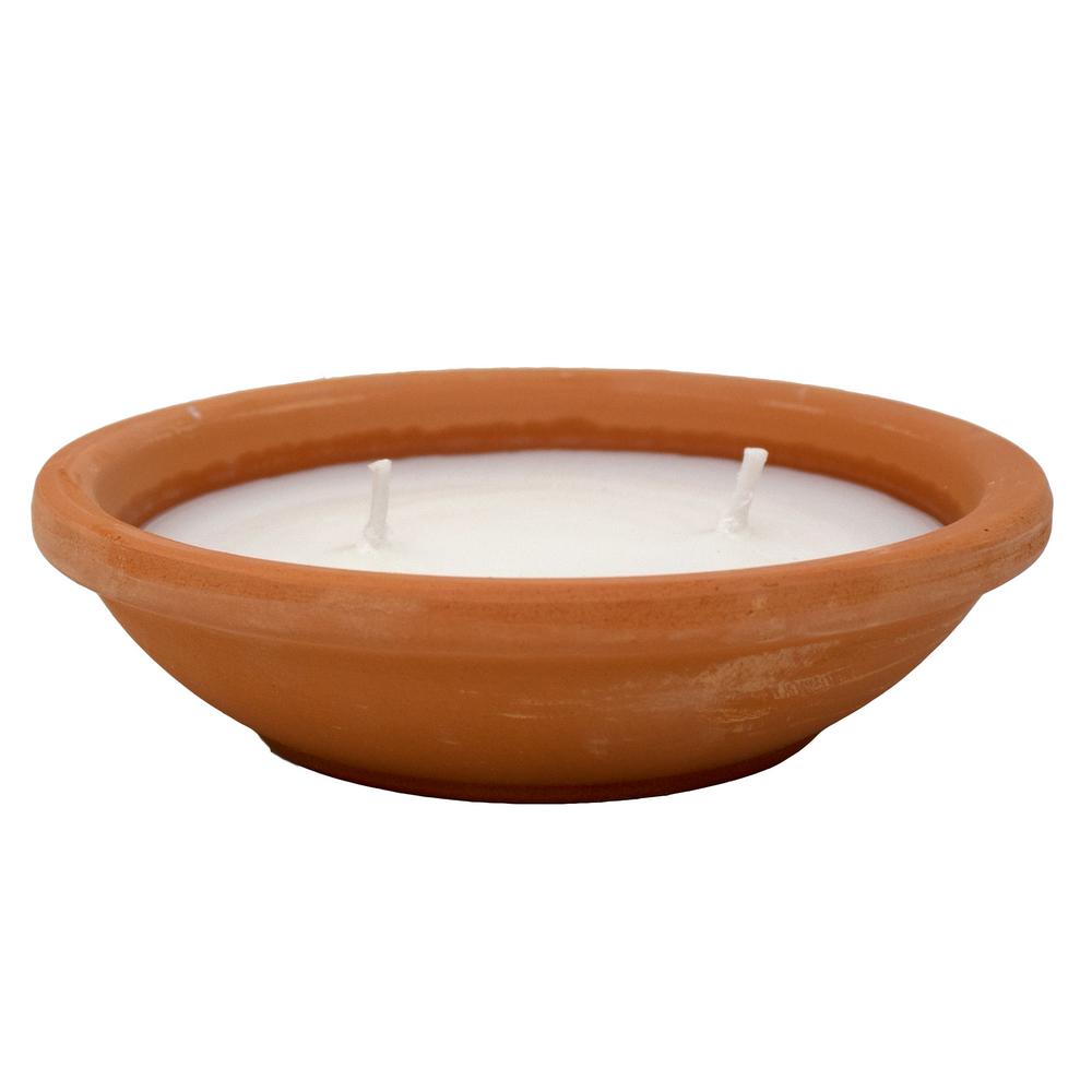 PATIO ESSENTIALS 3 oz. Citronella Candle Terracotta Dish (3Pack)20012