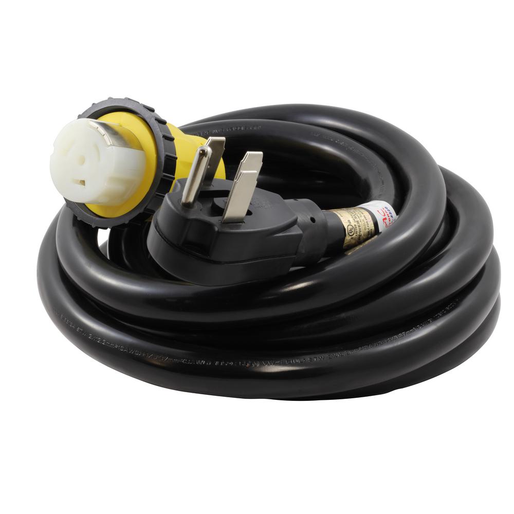 AC WORKS 15 ft. 50 Amp Detachable Power Supply Cord for RV UseS1450SS2