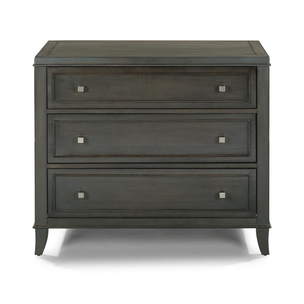 Homestyles 5th Avenue 3 Drawer Gray Chest Of Drawers 5436 41 The