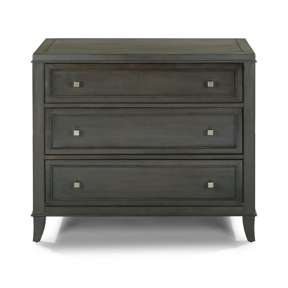 Gray Dressers Chests Bedroom Furniture The Home Depot 5th Avenue 3 Drawer Gray Chest