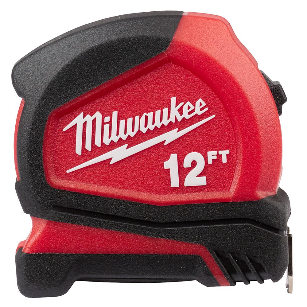 Milwaukee 300 Ft Open Reel Long Tape Measure 48 22 5230 The Home - 12 ft compact tape measure