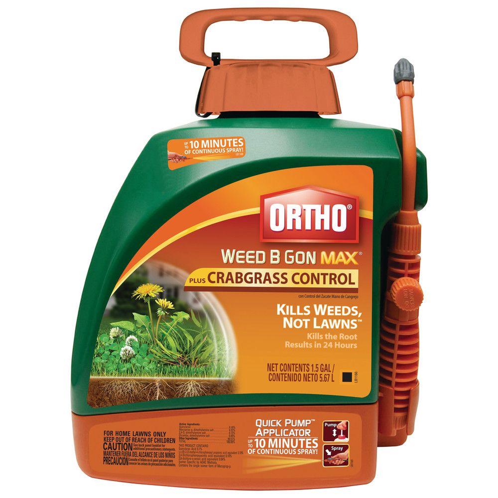 Ortho Weed B Gon MAX 1.5 gal. Plus Crabgrass Control ReadyToUse9904210 The Home Depot