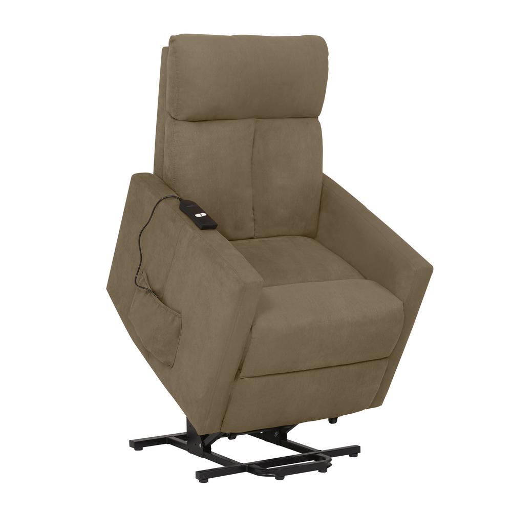 ProLounger ProLounger Sage Gray Microfiber Power Lift Chair ReclinerRCL27AAA63LT The Home Depot