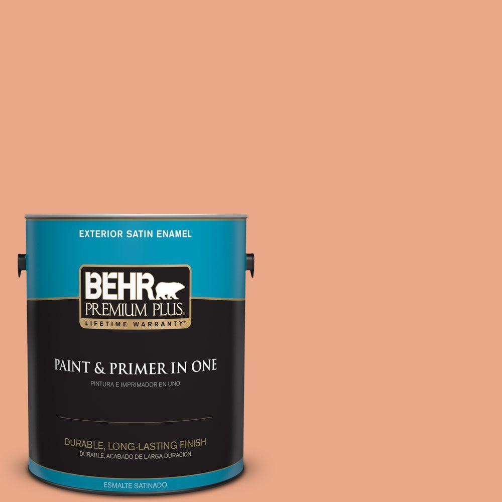 BEHR Premium Plus 1gal. 240D4 Ceramic Glaze Satin Enamel Exterior